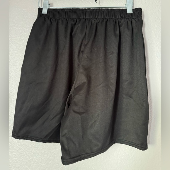 NWOT Men’s Black Swim/Athletic Shorts. Elastic Waist With Draw String. Size M - Picture 4 of 5